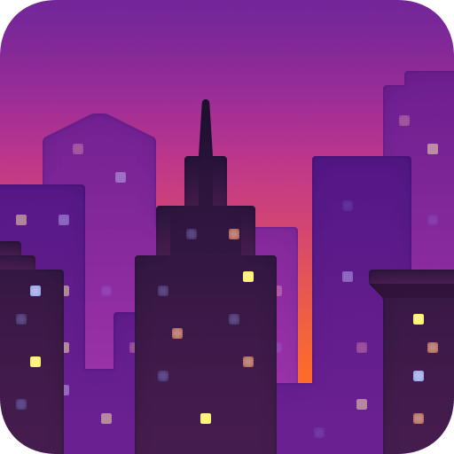 Cidade Ao Anoitecer