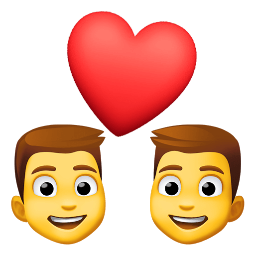 Casal Apaixonado: Homem, Homem