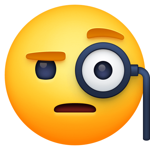 Rosto Com Monóculo