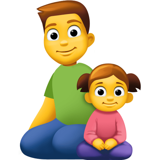 Família: Homem, Menina