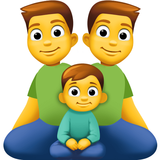 Família: Homem, Homem, Menino