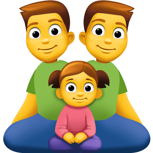Família: Homem, Homem, Menina