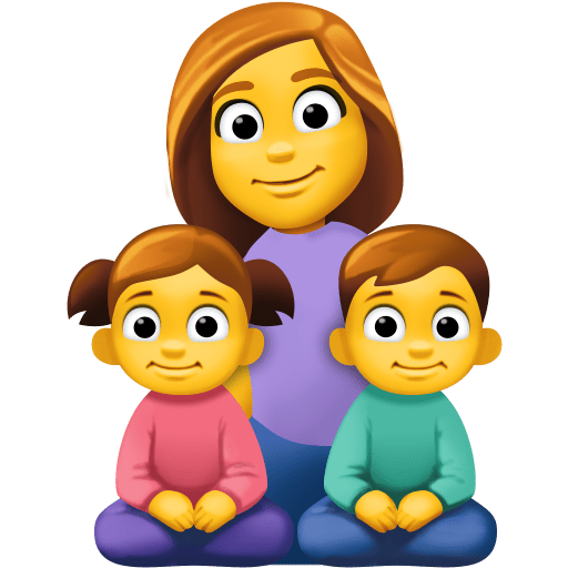 Família: Mulher, Menina, Menino