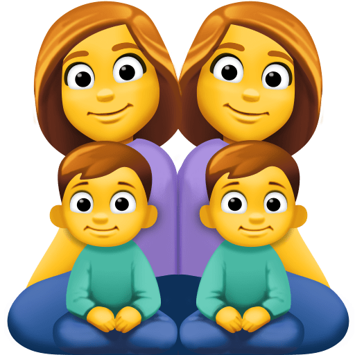 Família: Mulher, Mulher, Menino, Menino