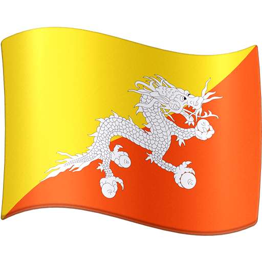 Bandeira: Butão