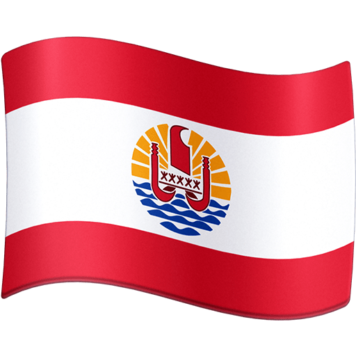 Bandeira: Polinésia Francesa