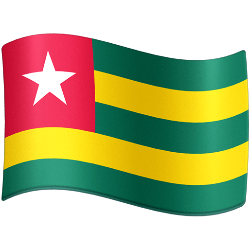 Bandeira: Togo