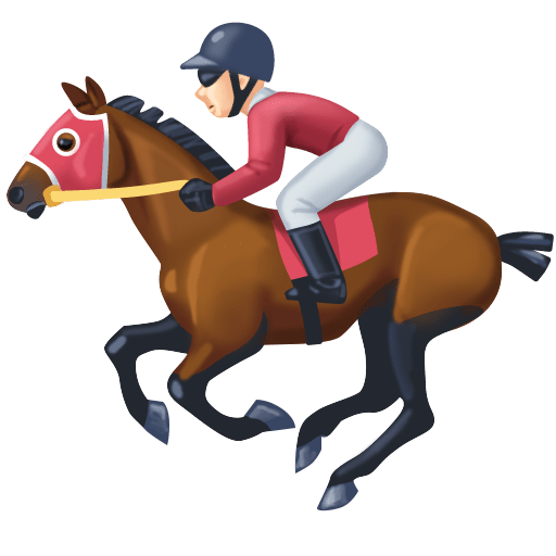 Corrida De Cavalos: Tom de Pele Claro