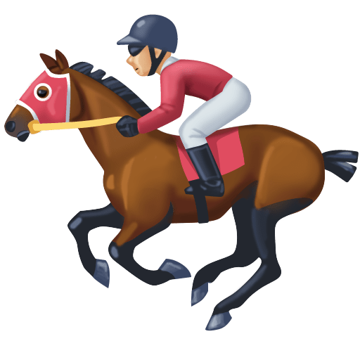 Corrida De Cavalos: Tom de Pele Médio-Claro