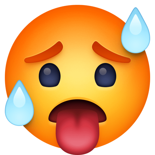 Rosto Fervendo De Calor