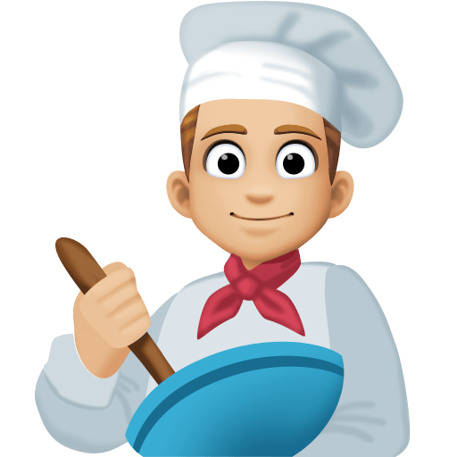 Cozinheiro: Tom de Pele Médio-Claro