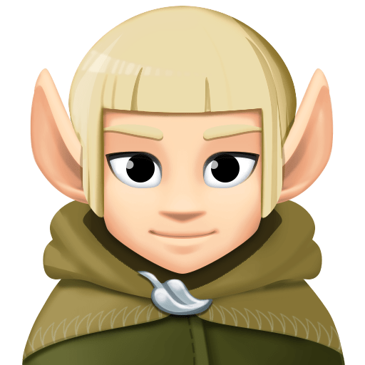 Elfo Homem: Tom de Pele Claro