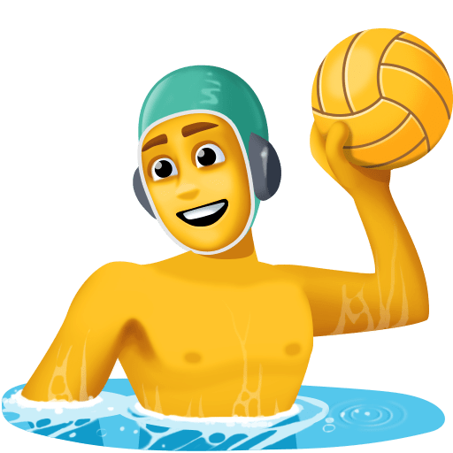 Homem Jogando Polo Aquático