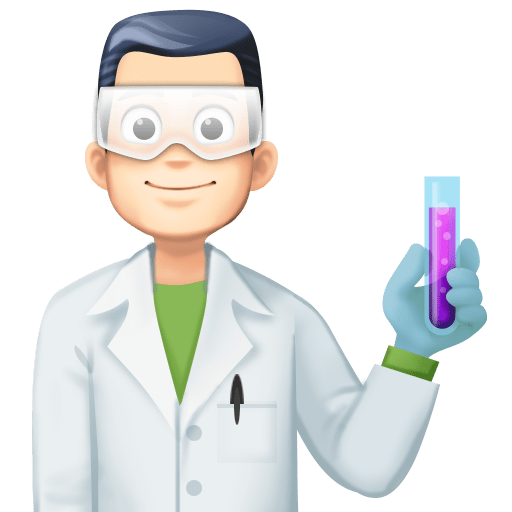 Cientista Homem: Tom de Pele Claro