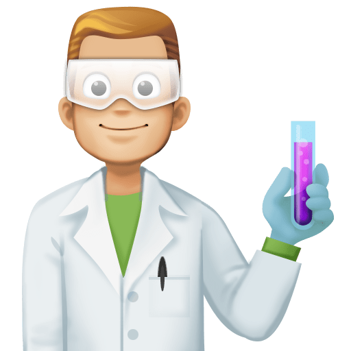 Cientista Homem: Tom de Pele Médio-Claro