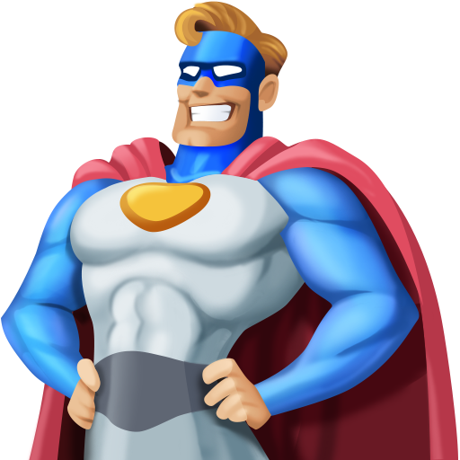 Homem Super-Herói: Tom de Pele Médio-Claro
