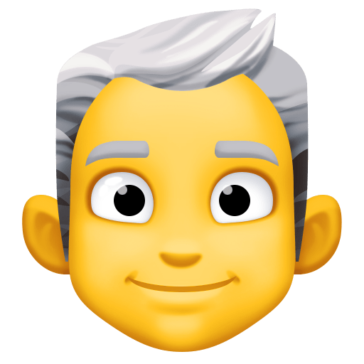 Homem: Cabelo Branco