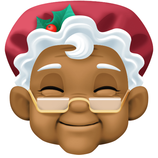 Mamãe Noel: Tom de Pele Médio-Escuro