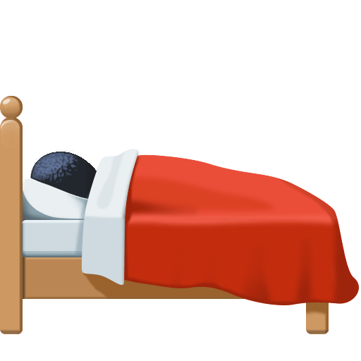 Pessoa Deitada Na Cama: Tom de Pele Escuro