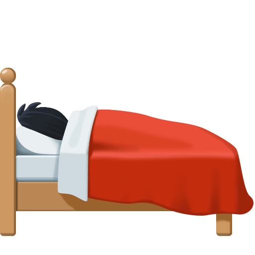 Pessoa Deitada Na Cama: Tom de Pele Médio-Escuro