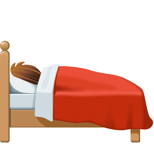 Pessoa Deitada Na Cama: Tom de Pele Médio-Claro