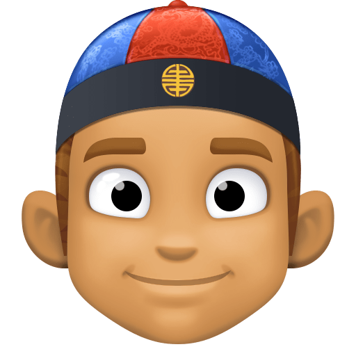Pessoa Com Gorro Chinês: Tom de Pele Médio