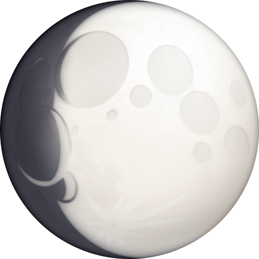 Lua Crescente Convexa