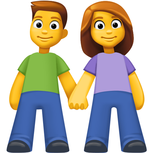 Mulher E Homem De Mãos Dadas
