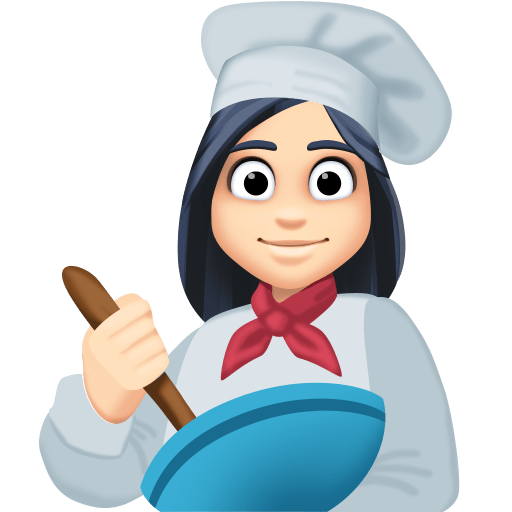 Cozinheira: Tom de Pele Claro