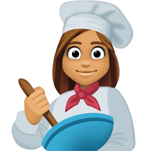 Cozinheira: Tom de Pele Médio
