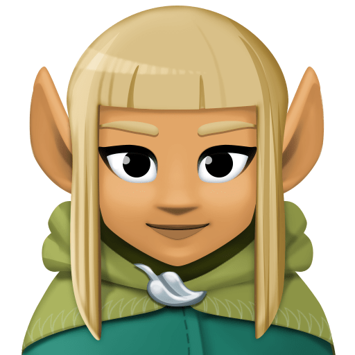 Elfa: Tom de Pele Médio