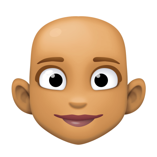 Mulher: Tom de Pele Médio, Careca