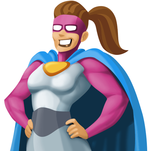 Super-Heroína: Tom de Pele Médio
