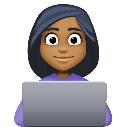 Programadora: Tom de Pele Médio-Escuro