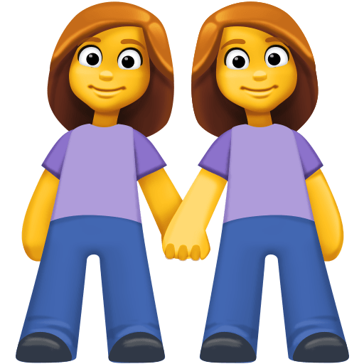 Duas Mulheres De Mãos Dadas