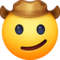 Rosto Com Chapéu De Caubói