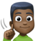 Homem Surdo: Tom de Pele Escuro