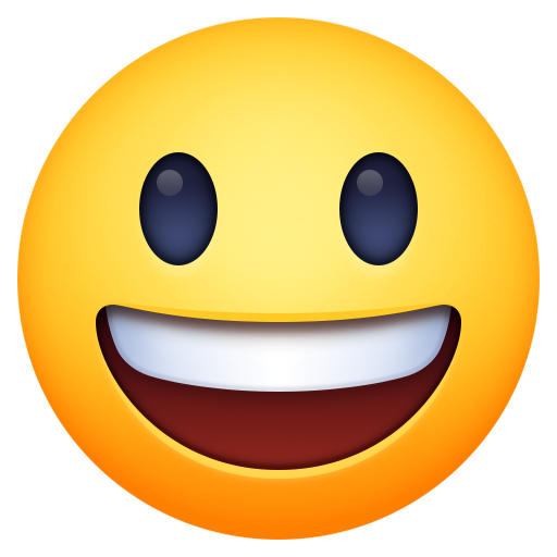 Rosto Risonho Com Olhos Bem Abertos