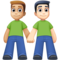 Dois Homens De Mãos Dadas: Tom de Pele Médio-Claro, Tom de Pele Claro
