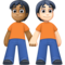 Pessoas De Mãos Dadas: Tom de Pele Médio-Escuro, Tom de Pele Claro