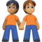 Pessoas De Mãos Dadas: Tom de Pele Médio-Escuro, Tom de Pele Médio