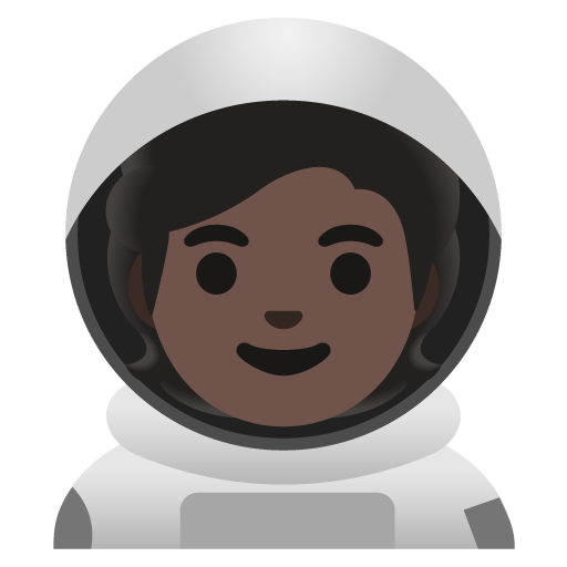 Astronaut: Dark Skin Tone