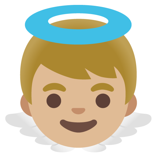 Baby Angel: Medium-Light Skin Tone