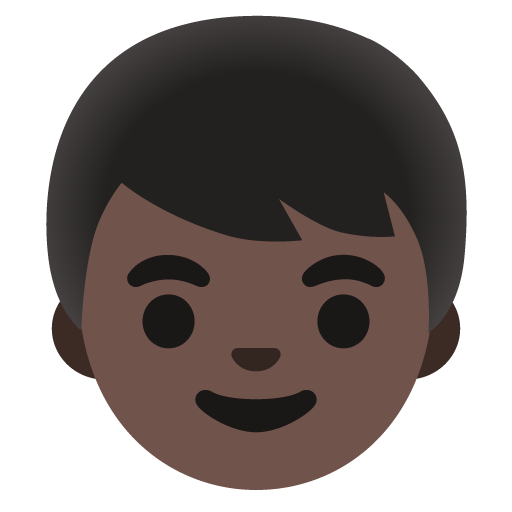 Boy: Dark Skin Tone