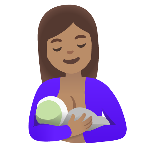 Breast-Feeding: Medium Skin Tone