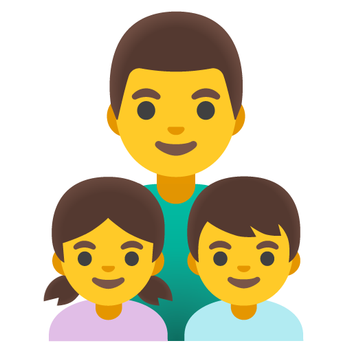 Family: Man, Girl, Boy
