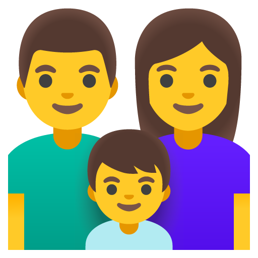 Family: Man, Woman, Boy