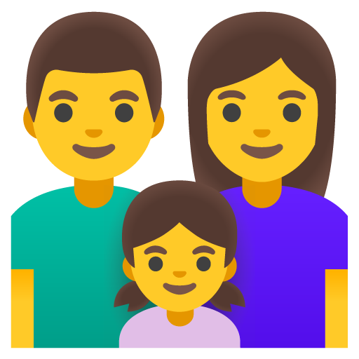 Family: Man, Woman, Girl