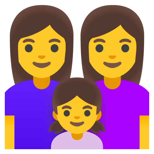 Family: Woman, Woman, Girl