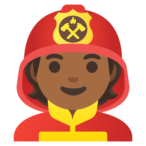 Firefighter: Medium-Dark Skin Tone